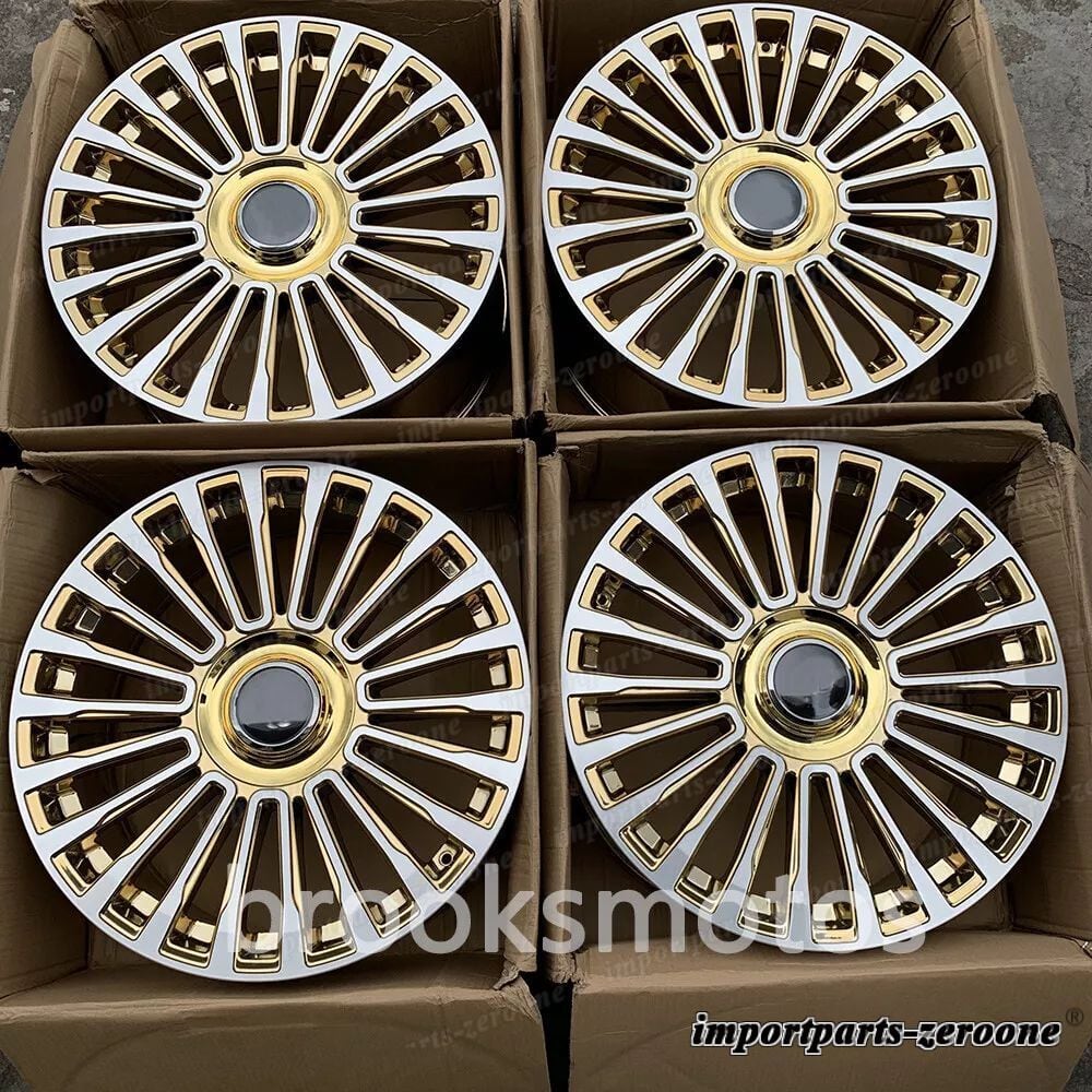 メルセデスベンツ W222 S クラス S600  20インチクロームゴールドmスタイルホイールフィット LI-2336