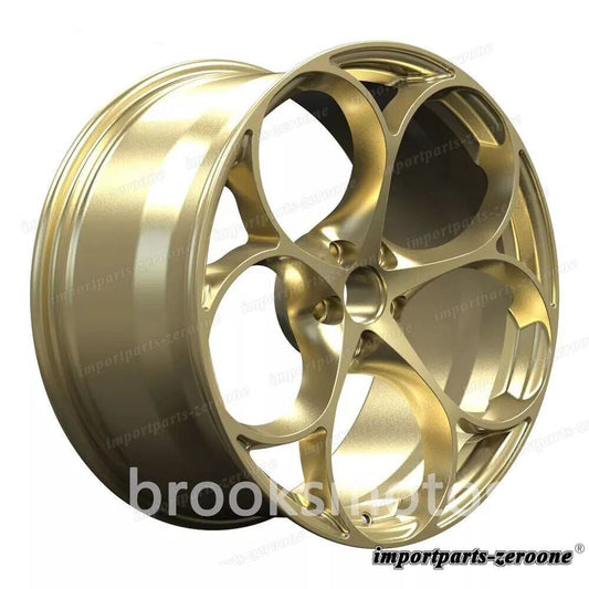 1997-2006 VW ゴルフ R 18インチゴールドフルフォージドホイール 18x8.5 MK4  LI-1702