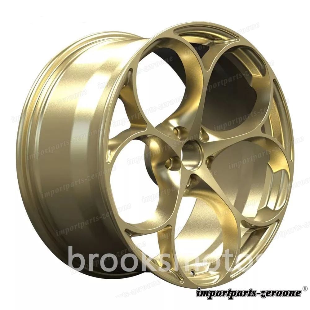1997-2006 VW ゴルフ R 18インチゴールドフルフォージドホイール 18x8.5 MK4  LI-1702