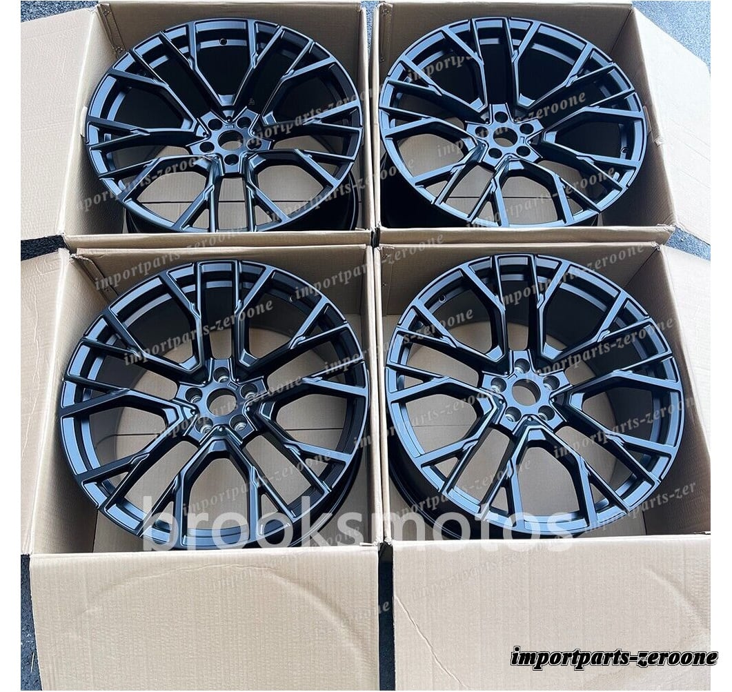22インチ  新品サテンブラックフルスタイルホイール 2019+   BMW G05 X5 2020+ G06 X6 809　-BRN-11856
