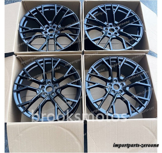 22インチ  新品サテンブラックフルスタイルホイール 2019+   BMW G05 X5 2020+ G06 X6 809　-BRN-11856