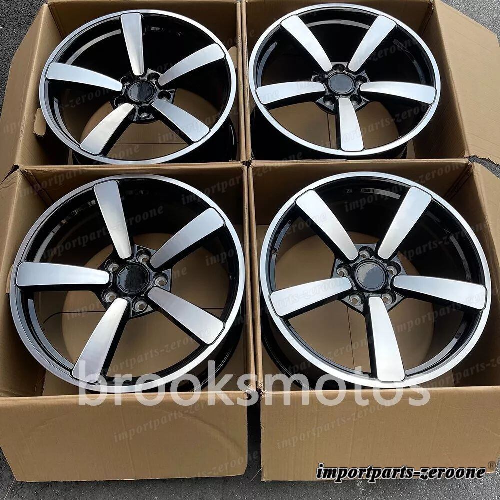19インチ鍛造新品 5 スポークホイール 2013+ ポルシェケイマン 981 19x8.5 19x11  LI-1862