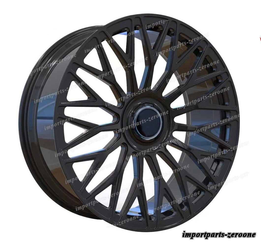 24インチ 新品鍛造ホイール ロールRoyce Cullinan 24x10 グロスブラック　-BRN-12400