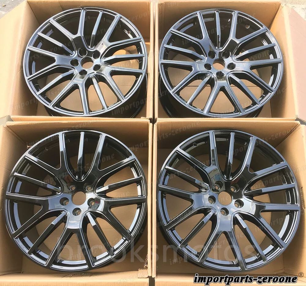 マセラティ レバンテ 21インチスタッガーホイール 21x9 21x10.5 グロスブラック フル LI-1487