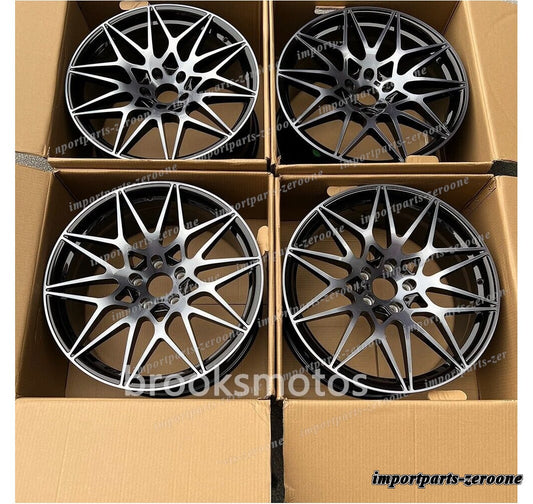 1点限り 20インチ　 ブラック スタイル ホイール BMW M2 F87 M3 F80 M4 F82 83 20x9 20x10　-BRN-11724　鍛造　★