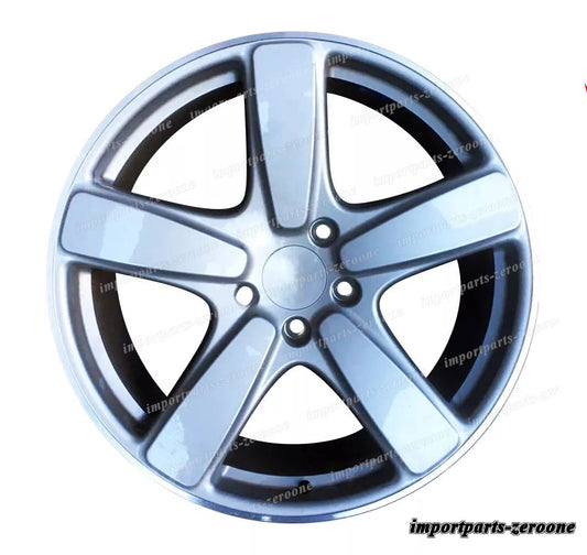 1点限り 2003-2016 ポルシェ カイエン 21x10 21インチ クラシック 5 スポーク シルバー ホイール 　-BRN-12581　鍛造　★