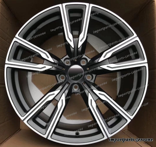 1点限り 21インチ ツイン 5 スポーク グレー スタイル ホイール 2011-2015 BMW 6 シリーズ F06 F12 F13"　-BRN-12205　鍛造　★