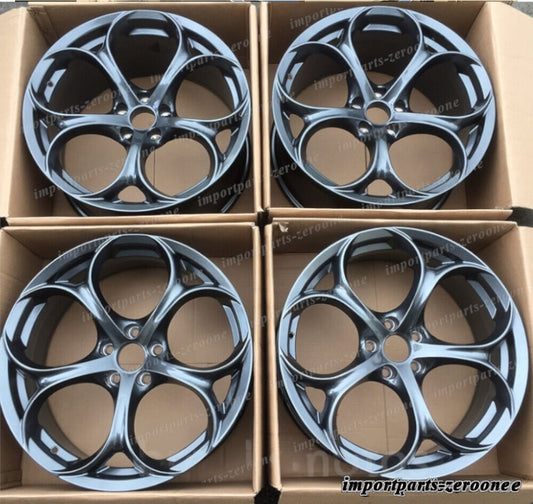 1点限り 20インチ　アルファロメオ　ステルヴィオ　ガンメタル　ホイール 20X8.5 5X110　４本セット　-BRN-11190★
