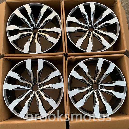 1点限り 21インチ マルチ STYLE GED ホイールセット VW TERMONT ティグアン L 21X9.5 5X112 　鍛造　-BRN-1186★