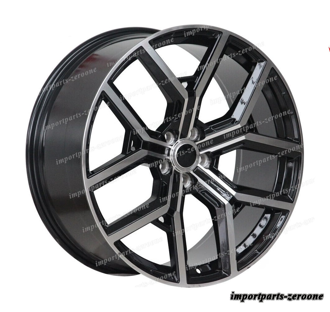 22インチ 新品 機械加工フェイス 5 スポークホイール ランドローバー ディフェンダー 110 　-BRN-12260-2