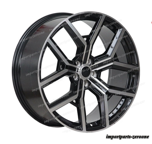 22インチ 新品 機械加工フェイス 5 スポークホイール ランドローバー ディフェンダー 110 　-BRN-12260-2