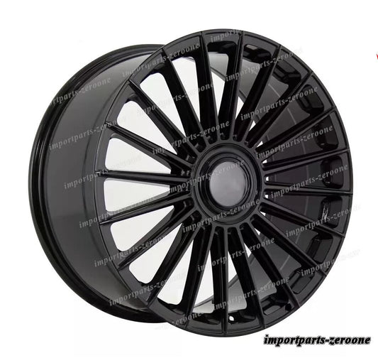 22インチ 新品ブラックホイール マルチスポーク レンジローバー ボージュ 22x10.5 4 個セット　-BRN-12575