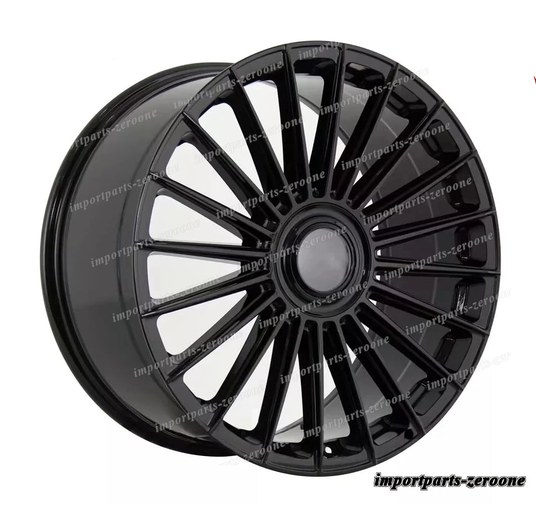 22インチ 新品ブラックホイール マルチスポーク レンジローバー ボージュ 22x10.5 4 個セット　-BRN-12575