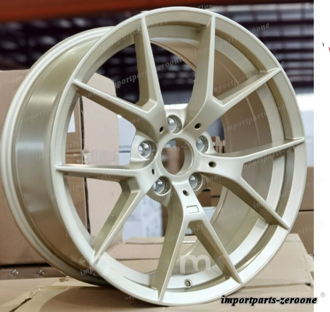 1点限り 19インチ ライトゴールドホイール BMW M2 F87 M3 F80 M4 F82 83 19x8.5 19x9.5 　-BRN-11607★