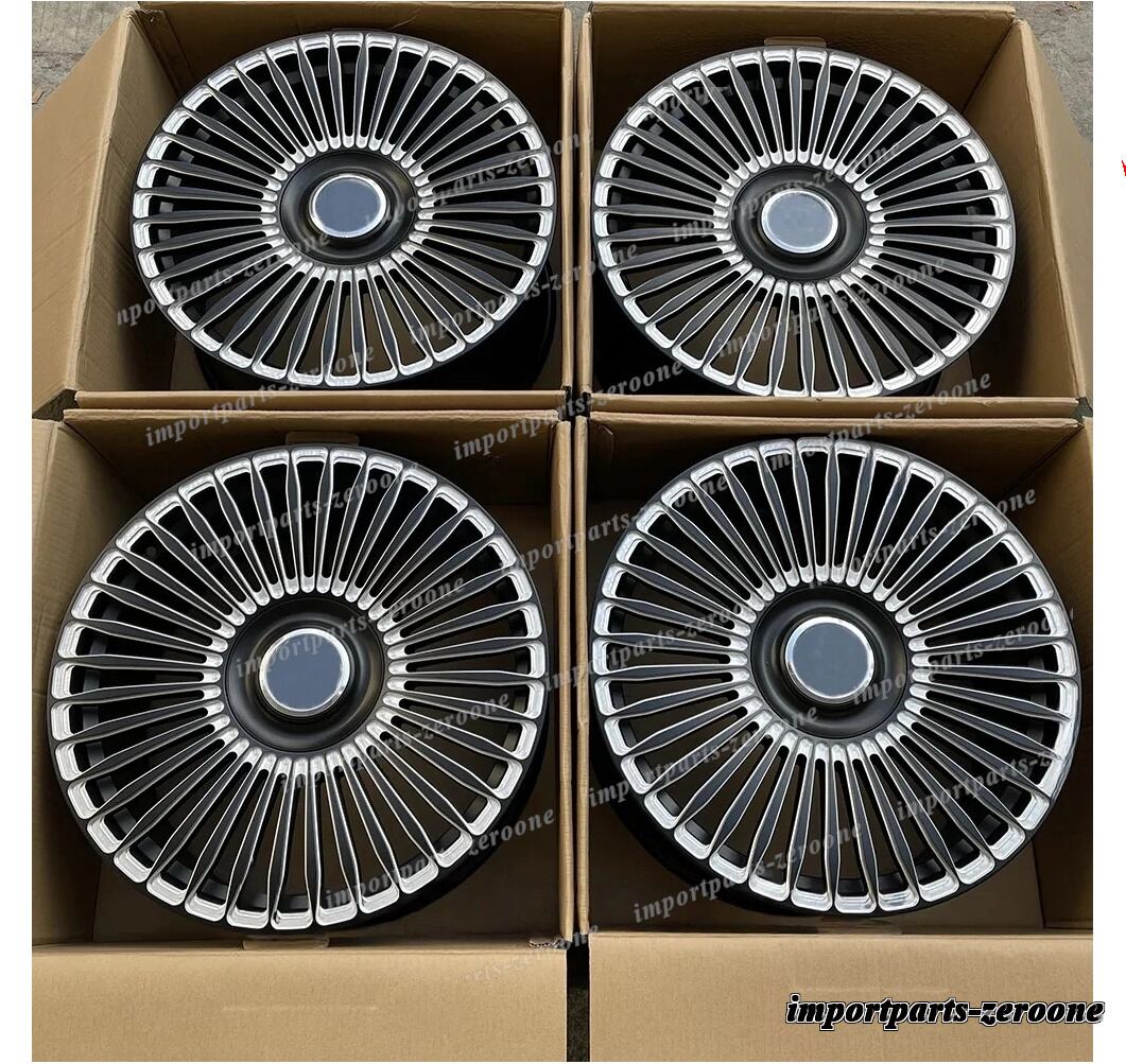 21インチ ブラック ミルド スポーク スタイル ホイール  2003-2016 ポルシェ カイエン 21x9.5 　-BRN-12606
