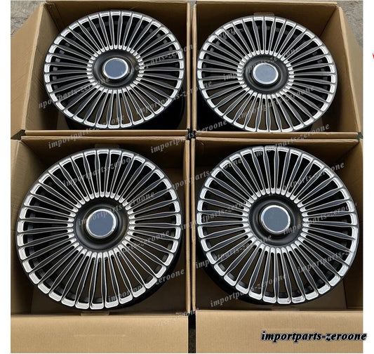 21インチ ブラック ミルド スポーク スタイル ホイール  2003-2016 ポルシェ カイエン 21x9.5 　-BRN-12606