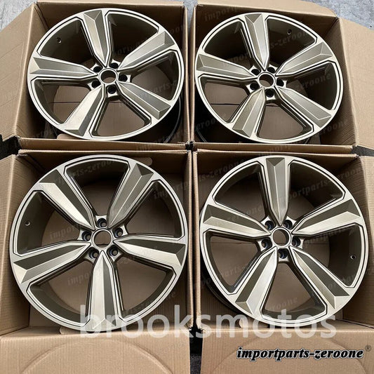 19インチ 新品ブロンズホイール アウディ A3 A4 S4 A6 A6 allroad 19x8.5 オフセット 30 インチ LI-1815