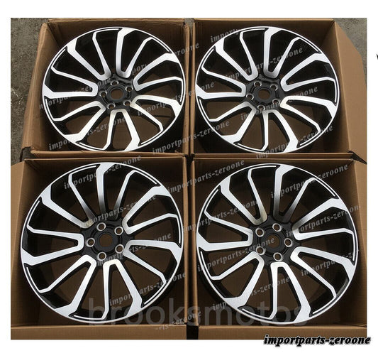 1点限り 21インチ ロータリングスポーク ホイールセット レンジローバー ヴォーグ SPORT 5X120 　鍛造-BRN-1190-2★
