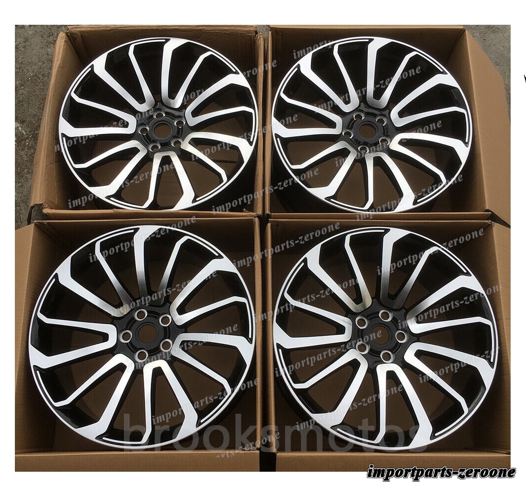 1点限り 21インチ ロータリングスポーク ホイールセット レンジローバー ヴォーグ SPORT 5X120 　鍛造-BRN-1190-2★