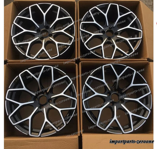 1点限り 17インチ 17X6.0 B STYLE ブラック ホイールセット スマート TWO 4X100 オフセット+37 　鋳造-BRN-1021-2★