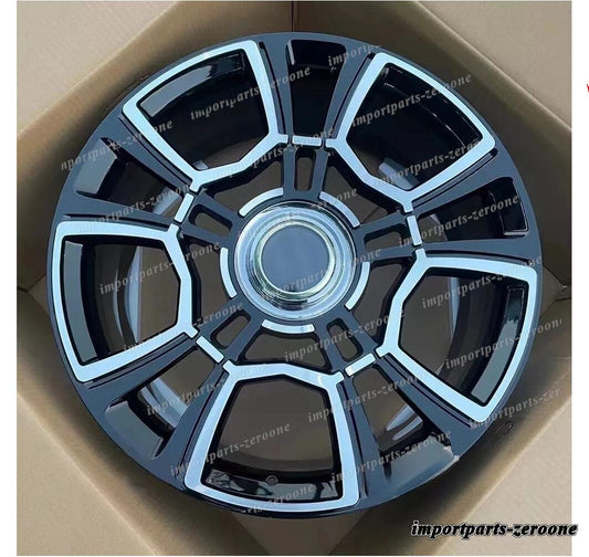 22インチ 新スタイル ホイール ロールロイス　カリナン ブラックバッジ　-BRN-12597