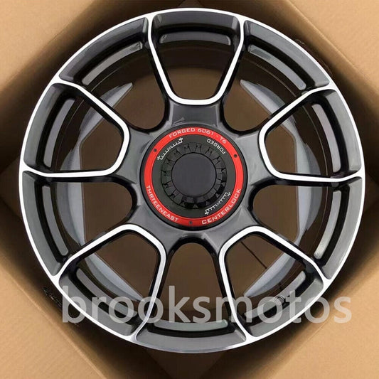 22インチ  NEW レッド スタイル グレー 鍛造 ホイール   2017+ ポルシェ パナメーラ 971 BRN-1869