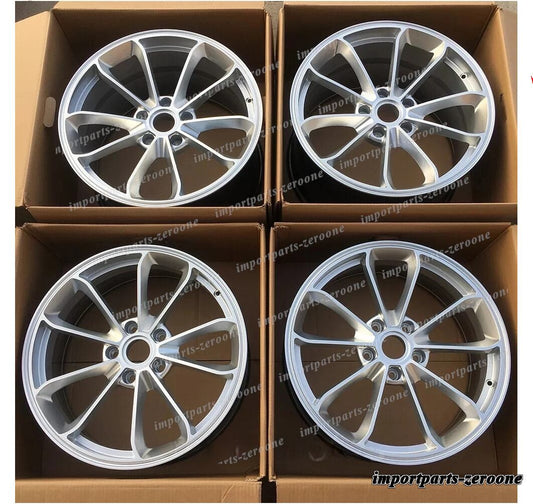 21インチ ハイパーシルバー GT スタイル ホイール 2010-2015+ ポルシェ パナメラ 970 　-BRN-12487