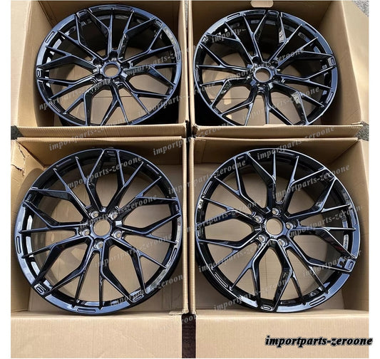 1点限り 21インチ 新品 ブラック スタッガー 鍛造 ホイール 21x 9　-BRN-12680　鍛造　★