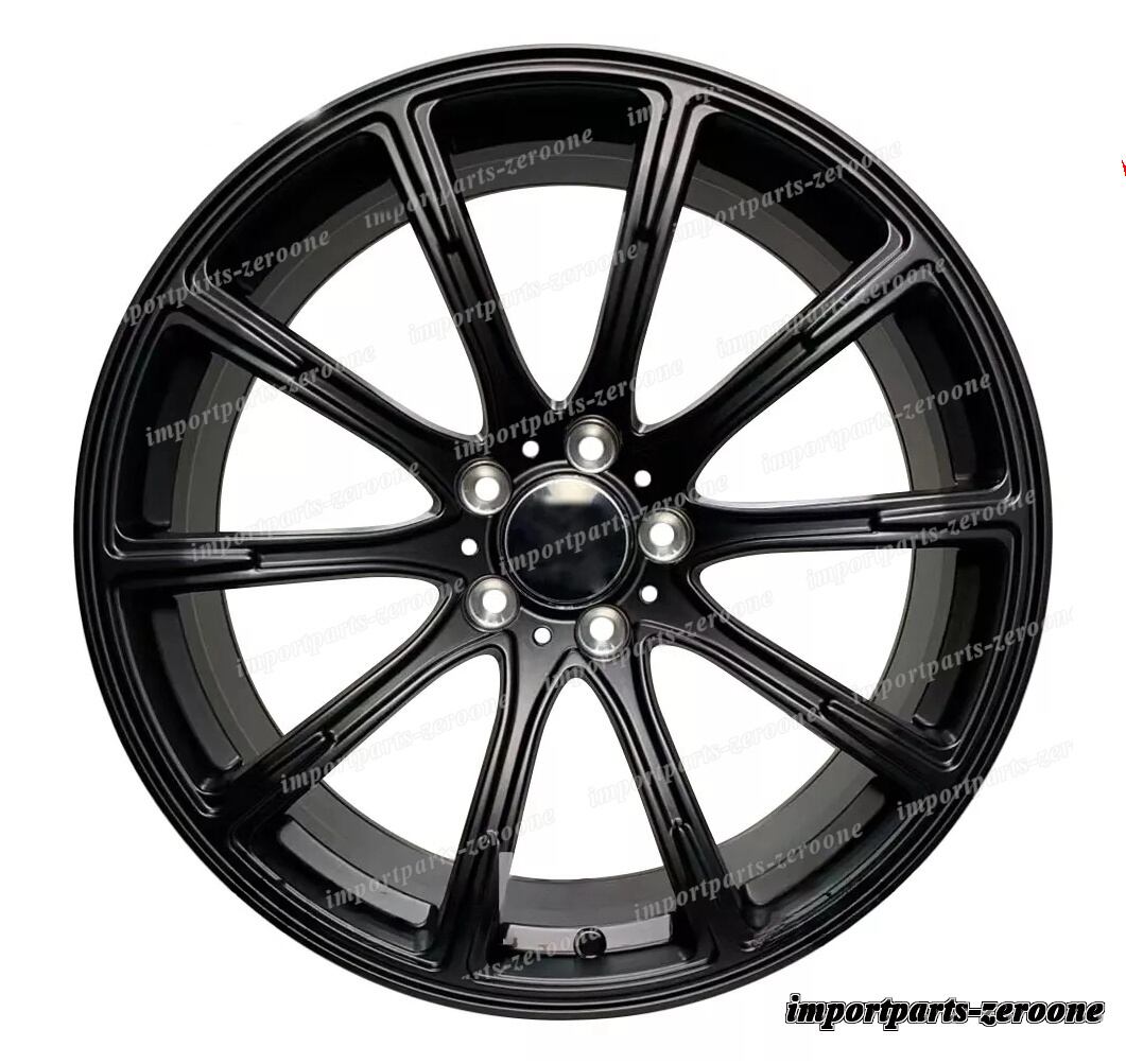 22インチ 新品 B サテン ブラック スタイル ホイール  メルセデスベンツ G クラス W463 W463A 　-BRN-12594