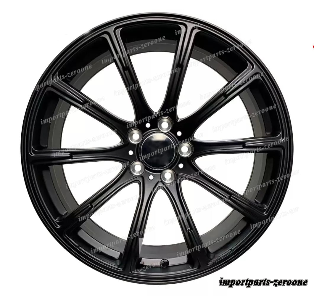 22インチ 新品 B サテン ブラック スタイル ホイール  メルセデスベンツ G クラス W463 W463A 　-BRN-12594