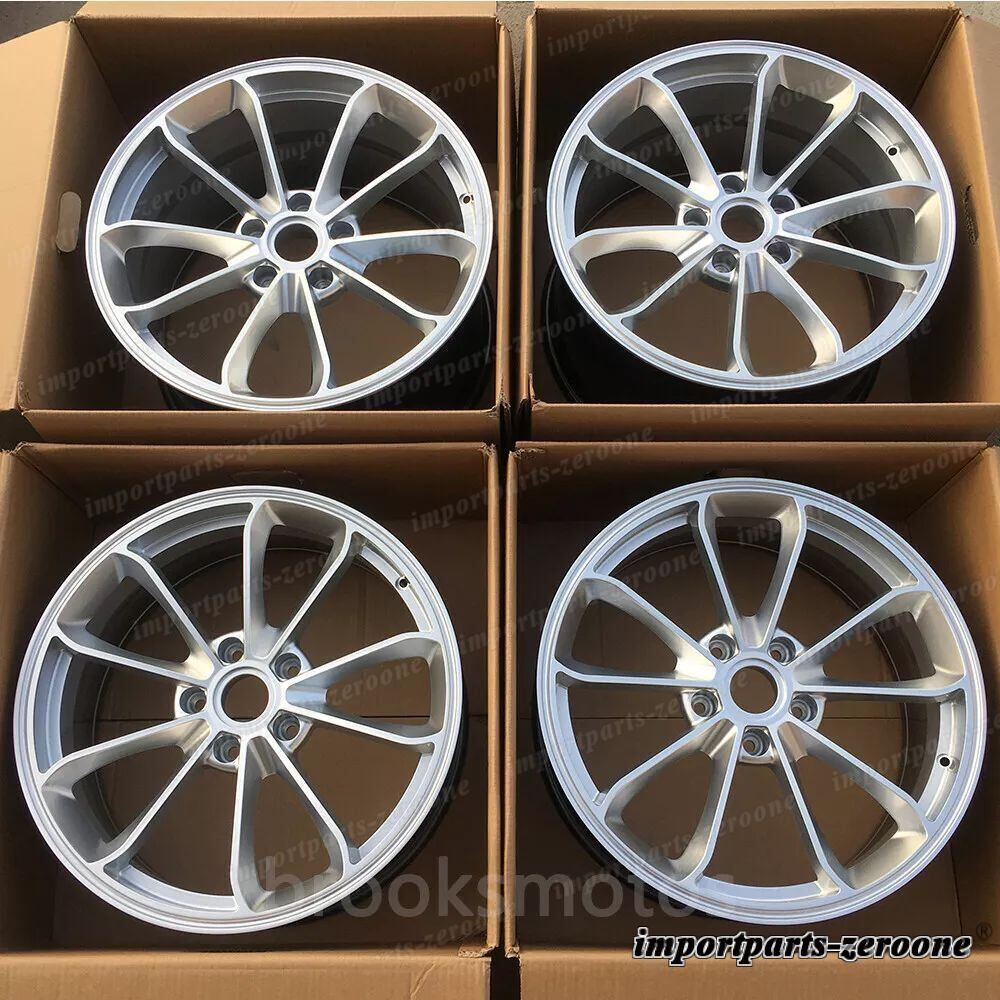 19インチハイパーシルバーGT4 スタイル鍛造ホイールポルシェケイマン987適合 LI-1874