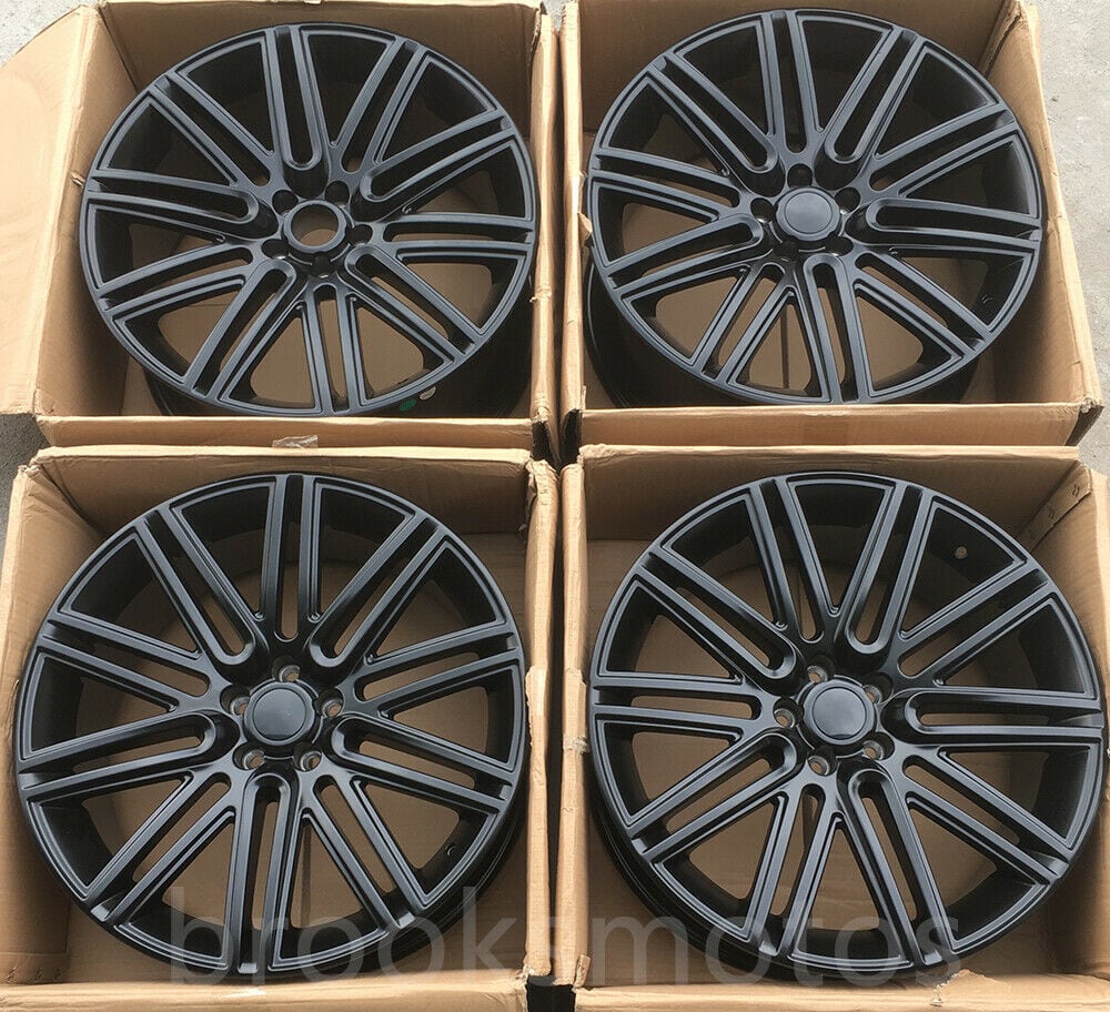 1点限り 21インチ マット ブラック STYLE ホイールセット ベントレー コンチネンタル GT 21X9.5 オフセット41 　-BRN-1222★