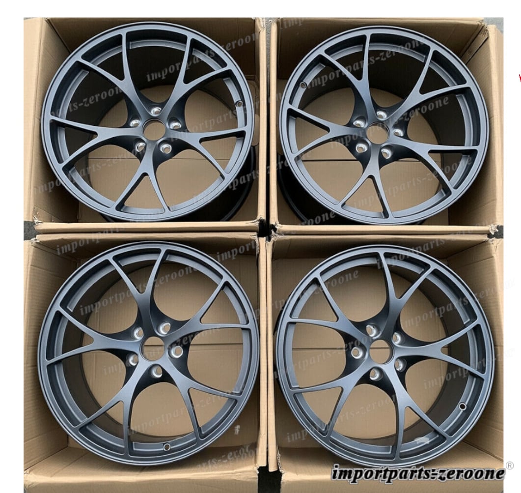 1点限り 18インチ　アルファロメオ GIULIA 18インチ ホイールセット 18x8.0 +33 4本セット SATIN ガンメタル　鍛造　-BRN★