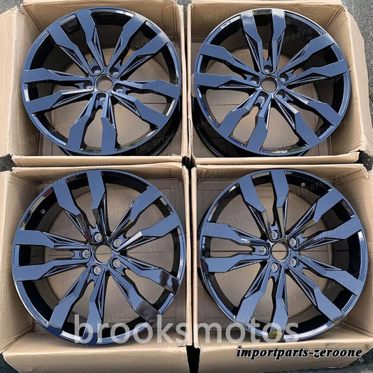 19インチグロスブラックスタイルホイールVW Termont ティグアン L 19x8.5 オフセット 35  LI-1691