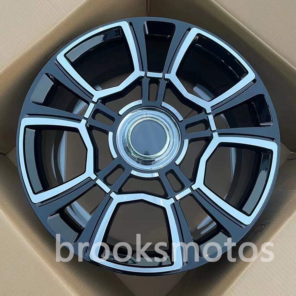 22インチ  NEWスタイル 鍛造 ホイール  ロール ロイヤル カリナン ブラック バッジ  BRN-1888