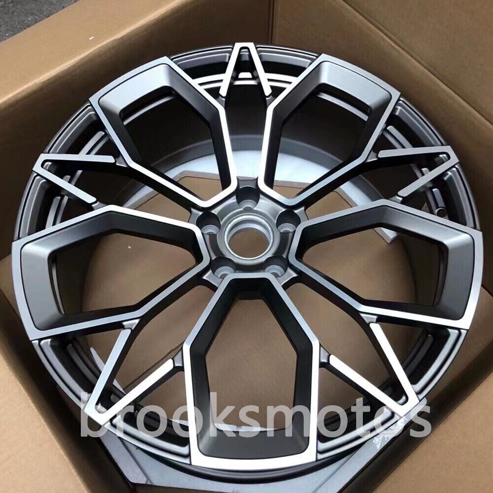 20インチ  NEW グレー スタイル ホイール  2003-2016 ポルシェ　 ケイマン 20X10 オフセット 50 BRN-1310