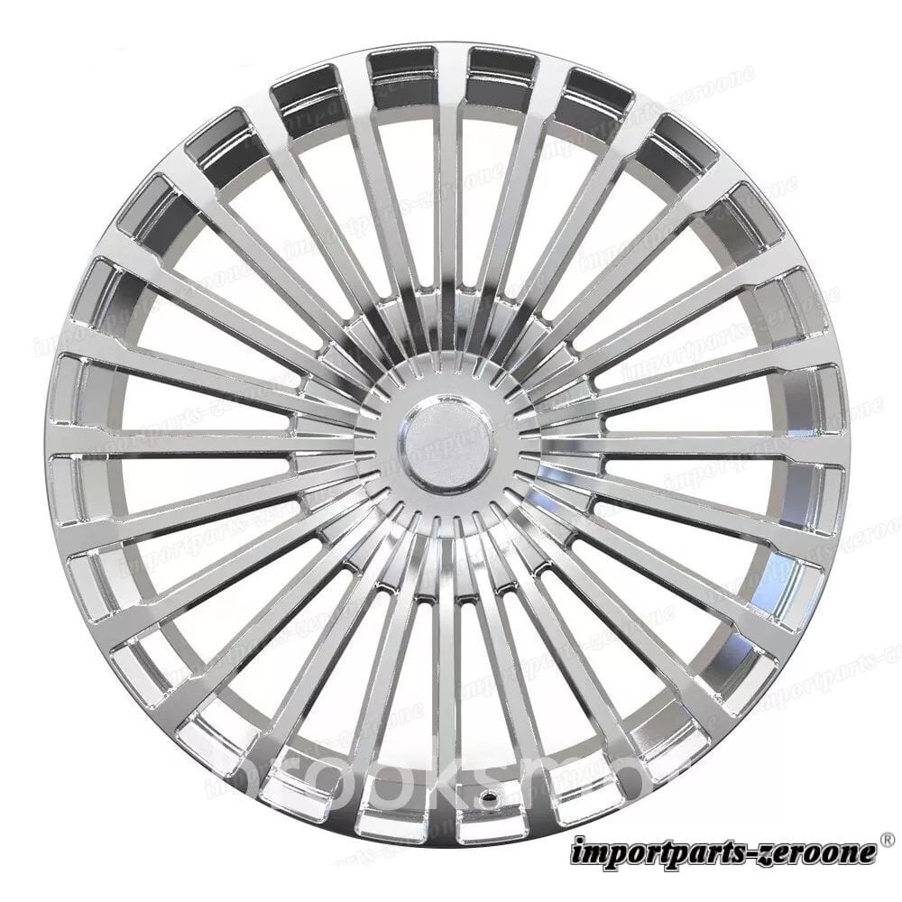 23 インチ鍛造スクエアシルバースタイルホイールmyabach GLS 600 24x9.5 4 本セット LI-2227