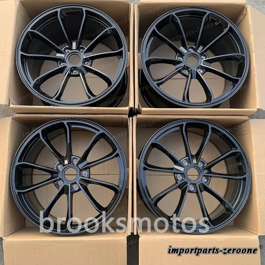 19インチ 20インチニューグロスブラックGT4スタイルフォージドホイールフィットポルシェケイマン981 LI-1144