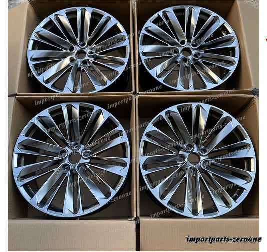 22インチ マルチスポーク ハイパーブラック ホイール 2015+ Bentley Bentayga　-BRN-12245