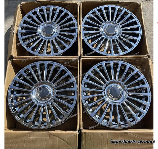 22インチ M スタイル  クローム ホイール  メルセデスベンツ W222 S クラス　-BRN-12449