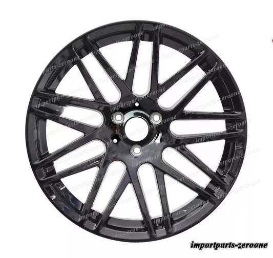 1点限り 16インチ 17インチ マルチスポークBスタイルホイール スマートフォートゥー 3x112 ブラック 4 個セット　-BRN-12525★