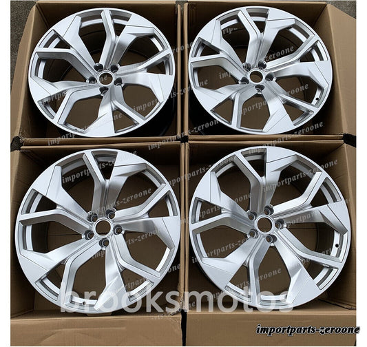 22インチ 新品ホイール 2021~25 アウディ Q5 Sportback 22x9.5 オフセット33 ハイパーシルバー　鋳造　 -BRN-11988-2★