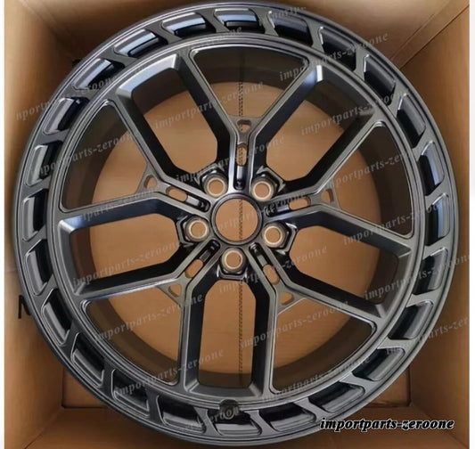 23インチ 新品マットブラック ホイール 2019+ ランドローバーディフェンダー L663 適合 LI-1287－3