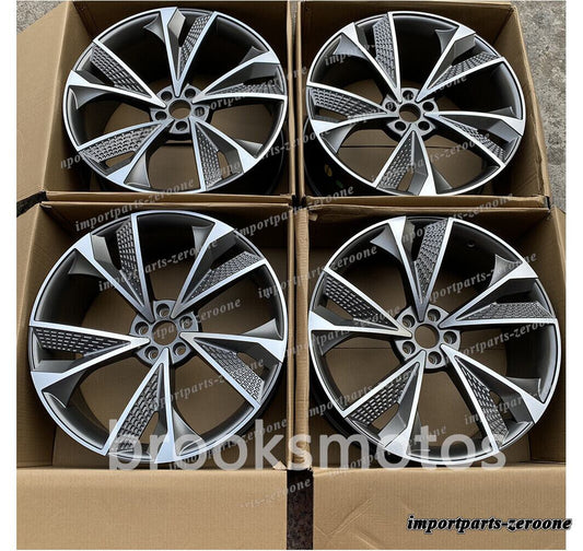 1点限り 20インチ　新品RS7 グレー スタイル ホイール 2007+ アウディ A5 4 個セット　-BRN-11850