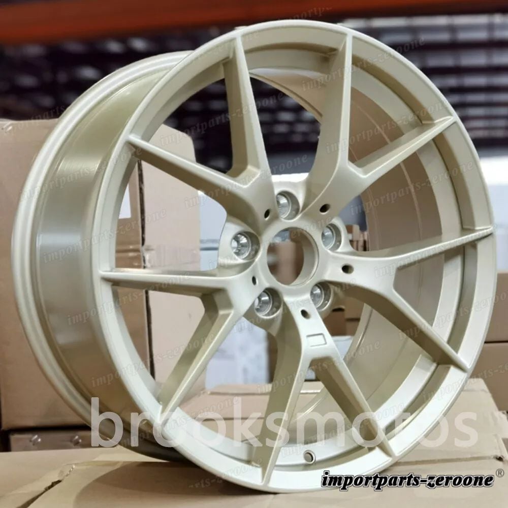 19インチ ライトゴールドホイール BMW M2 F87 M3 F80 M4 F82 83 19x8.5 19x9.5  LI-1729