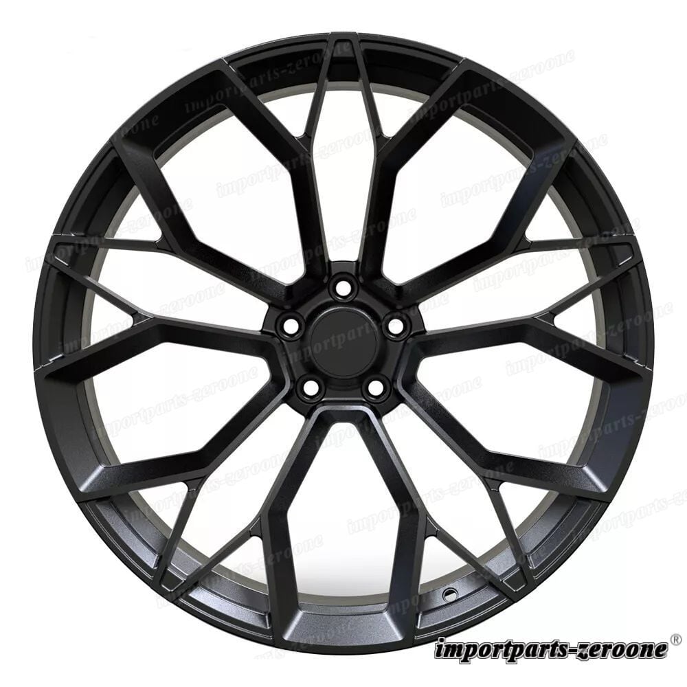 24インチNEWサテンブラックスタイルホイール2020 + アストンマーティン DBX 24x10 24x12 適合 LI-2121
