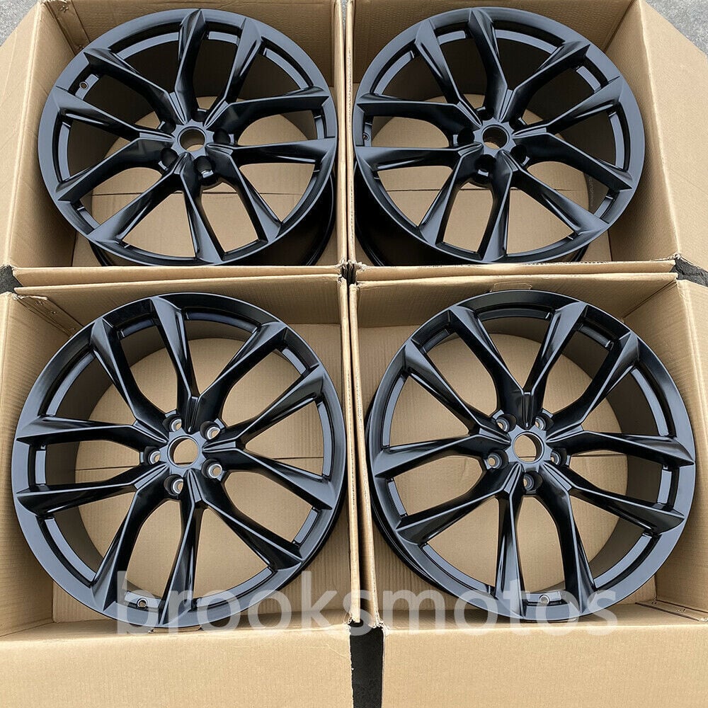 1点限り 19インチ NEW　STYLE SATIN ブラック ホイールセット 2017+ テスラ モデル 3 19X8.5 　-BRN-1069　鍛造　★