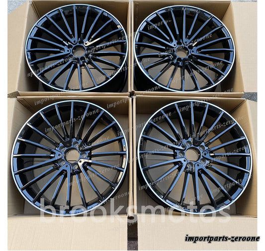 22 インチ グロスブラックスタイル ホイール メルセデスベンツ W166 x166 GLS 22x10.5　-BRN-11950