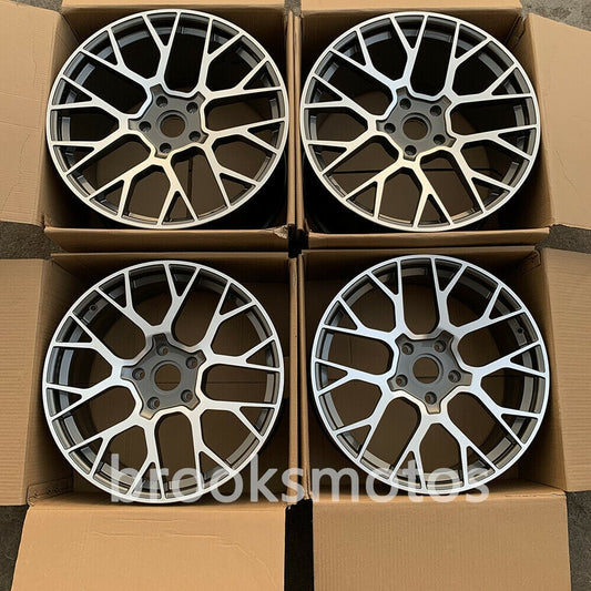 1点限り 20インチ　20X8.5 21x11.5 GED ホイールセット 2016+ ポルシェ 991.2 911 GT3 　-BRN-1079　鍛造　★