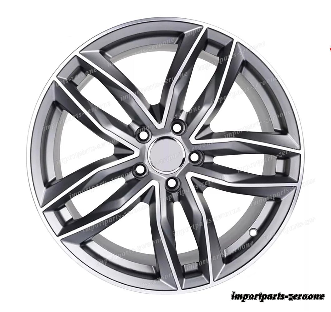 1点限り 18インチ S ライン グレー ホイール アウディ A3 A4 A6 A8 S3 S4 S6 S8 18x8 オフセット45　-BRN-12503★